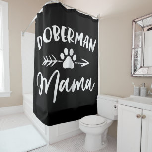 Rideaux De Douche Doberman Mama Cadeau aux amateurs de doberman