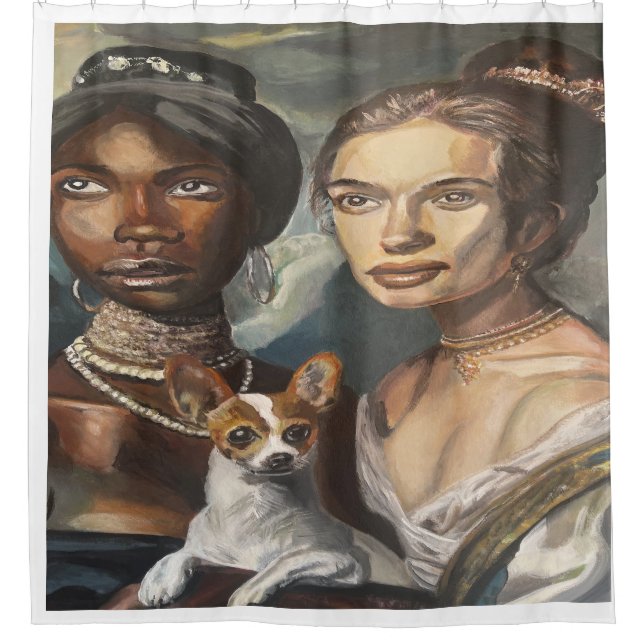 Rideaux De Douche Doggy et les Dames (Devant)