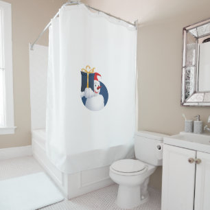 Rideaux De Douche Donner Snowman...