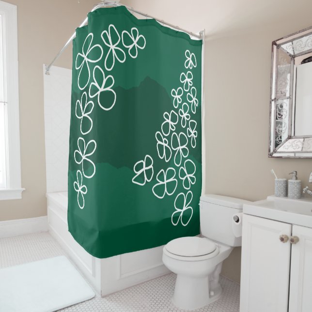 Rideaux De Douche Doodle Flower 30 (En situation)