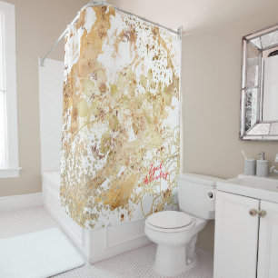 Rideaux De Douche Douche neutre crémeuse beige