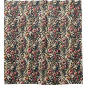 Rideaux De Douche Douleurs baroques contre la faim - gothique victor