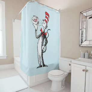 Rideaux De Douche Dr. Seuss Le Chat dans le Chapeau & Krinklebine