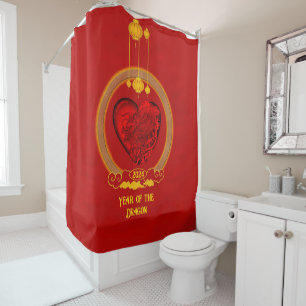 Rideaux De Douche Dragon Heart, Année du Dragon