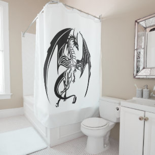 Rideaux De Douche Dragons maigres...
