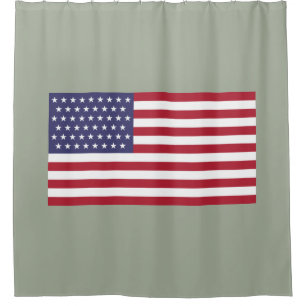 Rideaux De Douche Drapeau 51 étoiles des États-Unis d'Amérique (État