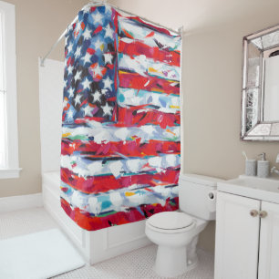 Rideaux De Douche Drapeau américain