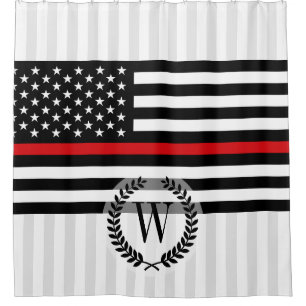 Rideaux De Douche Drapeau américain de style patriotique de