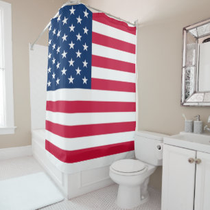 Rideaux De Douche Drapeau américain - États-Unis d'Amérique - Patrio