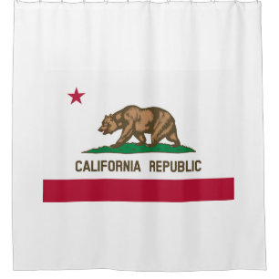 Rideaux De Douche Drapeau californien
