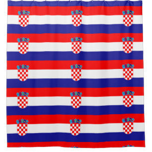 Rideaux De Douche Drapeau croate