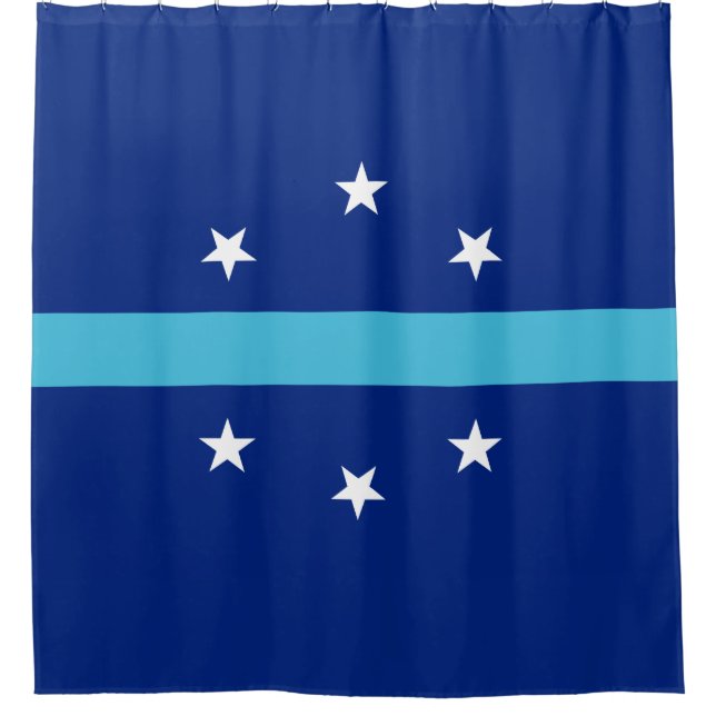 Rideaux De Douche Drapeau d'Anaheim (Californie, USA) (Devant)