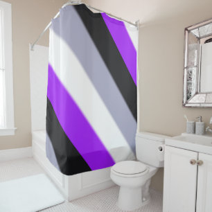 Rideaux De Douche Drapeau de fierté sexuelle tombée
