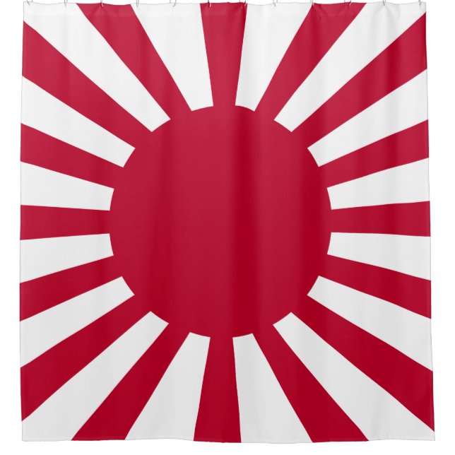 Rideaux De Douche Drapeau de guerre impérial du Japon (Devant)