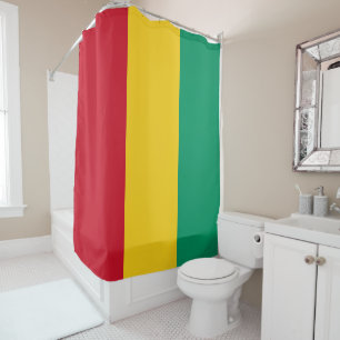 Rideaux De Douche Drapeau de Guinée