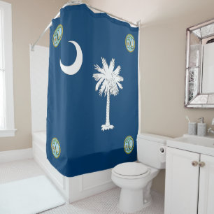 Rideaux De Douche Drapeau de la Caroline du Sud