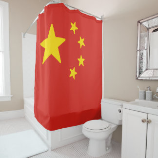 Rideaux De Douche Drapeau de la Chine
