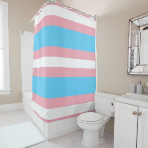 Rideaux De Douche Drapeau de la fierté transgenre - LGBT Rainbow