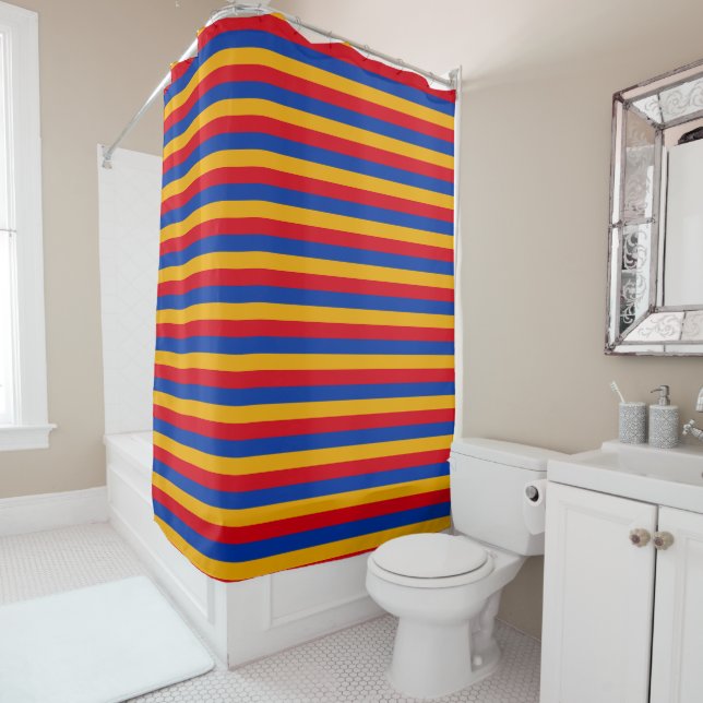 Rideaux De Douche Drapeau de l'Arménie (En situation)