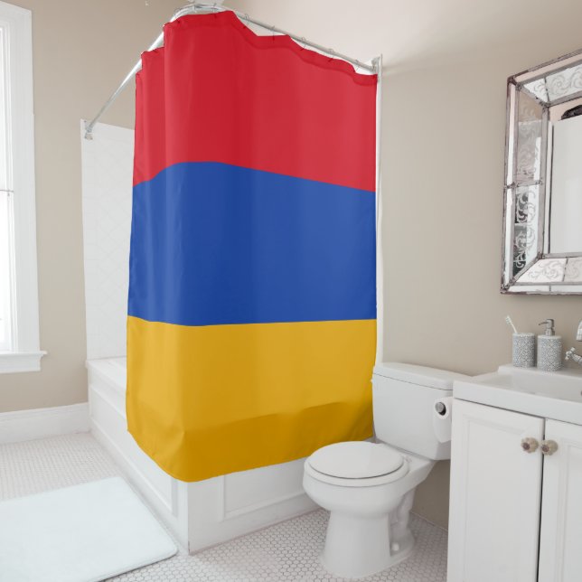 Rideaux De Douche Drapeau de l'Arménie (En situation)