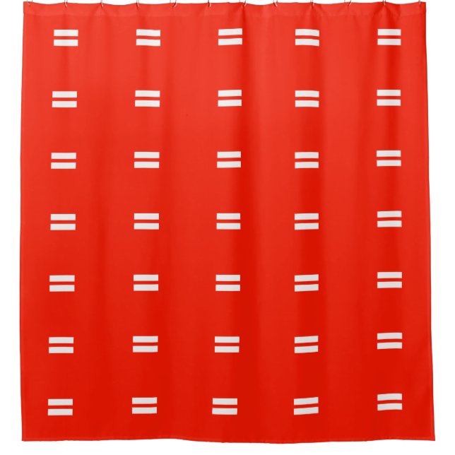 Rideaux De Douche Drapeau de l'égalité (Devant)