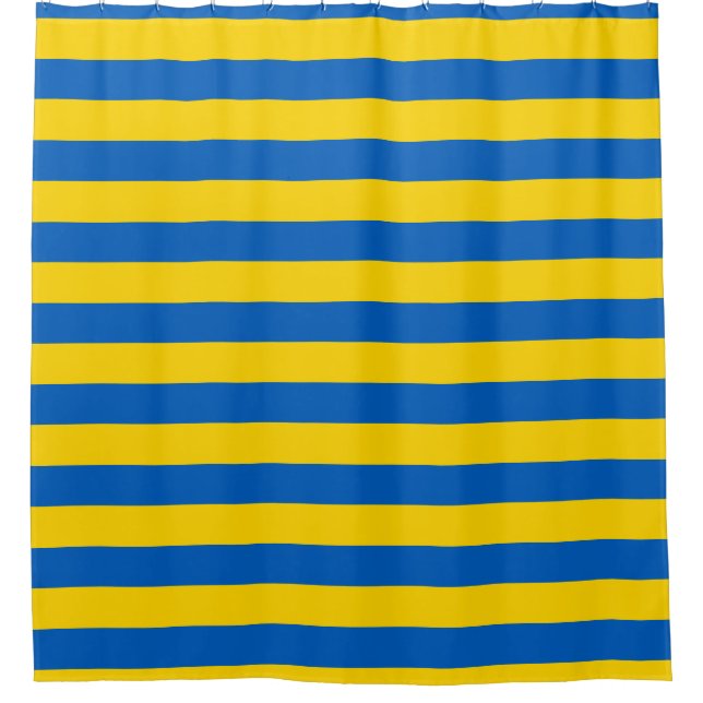 Rideaux De Douche Drapeau de l'Ukraine (Devant)