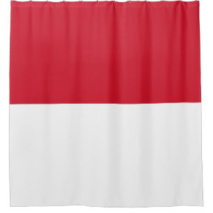 Rideaux De Douche Drapeau de Monaco