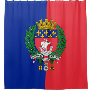 Rideaux De Douche Drapeau de Paris
