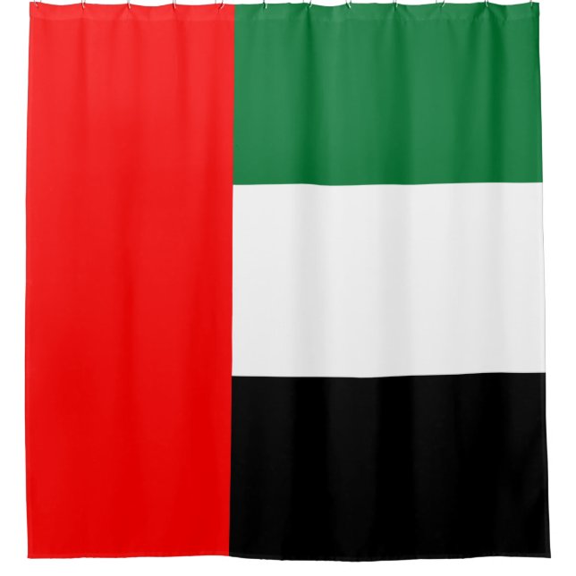 Rideaux De Douche Drapeau des Émirats arabes unis (EAU) (Devant)