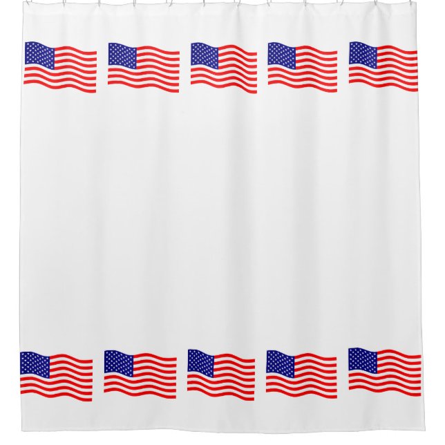 Rideaux De Douche Drapeau des Etats-Unis d'Amérique - vos idées (Devant)