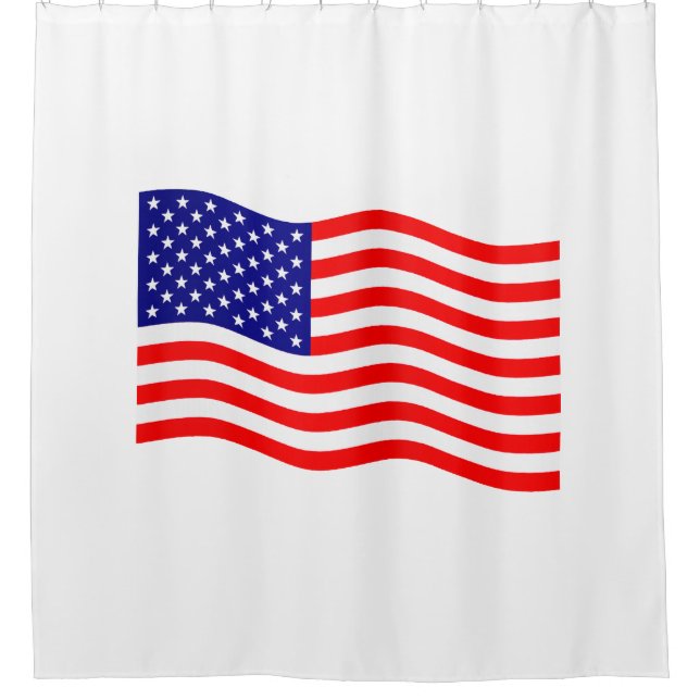 Rideaux De Douche Drapeau des États-Unis d'Amérique - vos idées (Devant)