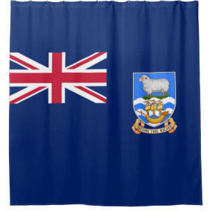 Rideaux De Douche Drapeau des îles Falkland (Territoire britannique)