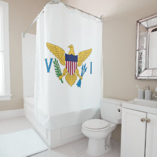 Rideaux De Douche Drapeau des îles Vierges américaines