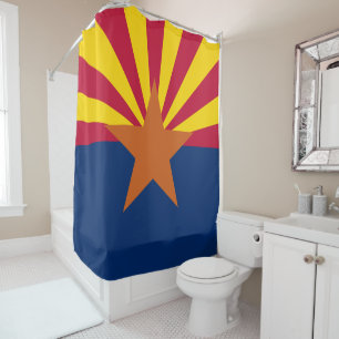 Rideaux De Douche Drapeau d'État de l'Arizona