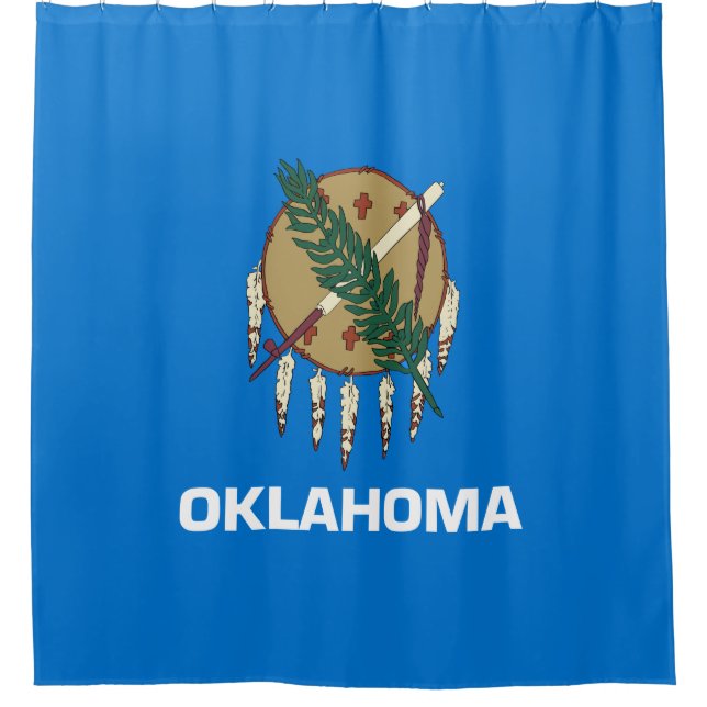 Rideaux De Douche Drapeau d'État de l'Oklahoma (Devant)