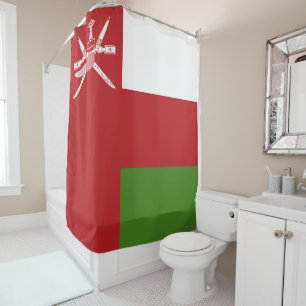 Rideaux De Douche Drapeau d'Oman