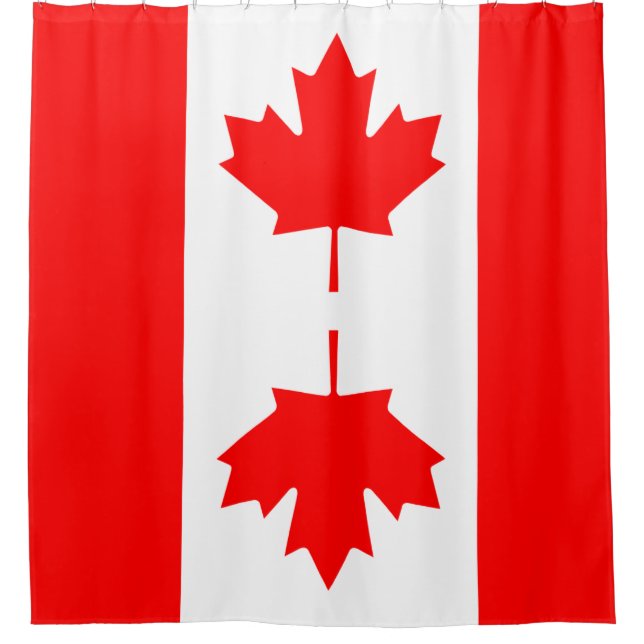 Rideaux De Douche Drapeau du Canada (Devant)