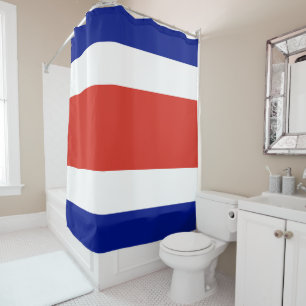 Rideaux De Douche Drapeau du Costa Rica