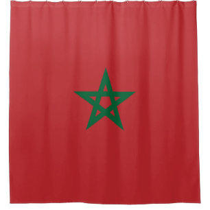 Rideaux De Douche Drapeau du Maroc