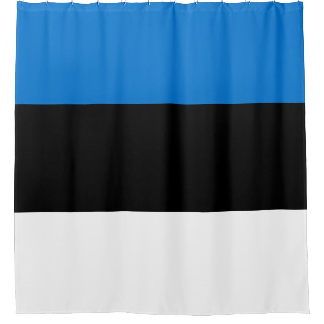 Rideaux De Douche Drapeau estonien (Devant)