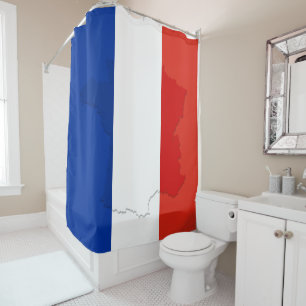 Rideaux De Douche drapeau français