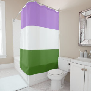 Rideaux De Douche Drapeau Genderqueer