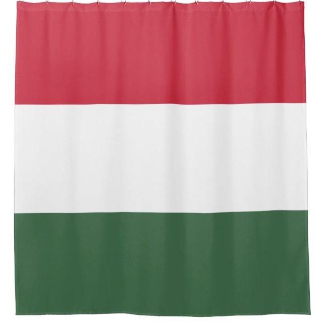 Rideaux De Douche Drapeau hongrois (Devant)