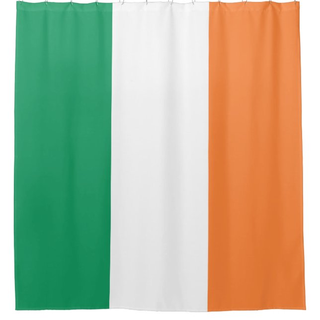 Rideaux De Douche Drapeau irlandais (République d'Irlande) (ROI) (Ei (Devant)