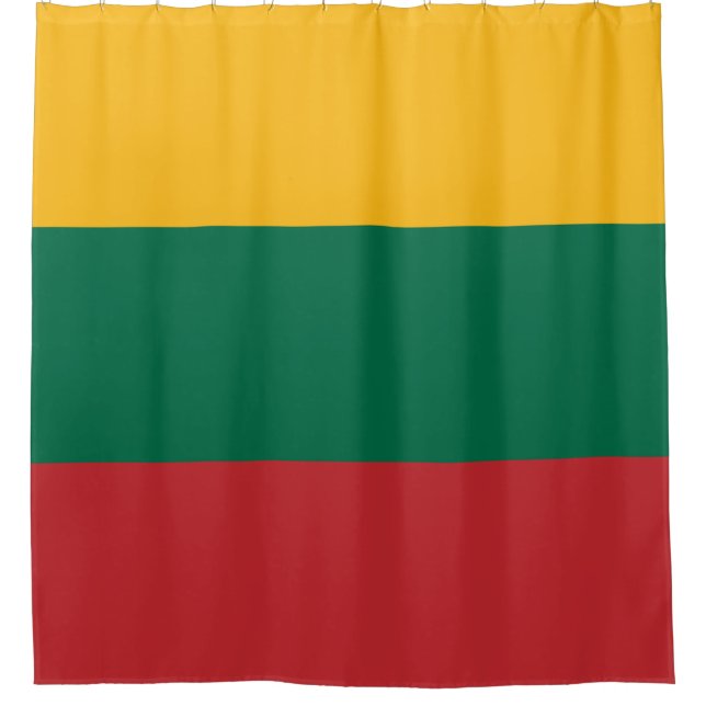 Rideaux De Douche Drapeau lituanien (Devant)