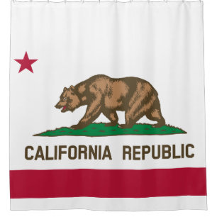 Rideaux De Douche Drapeau populaire de Californie