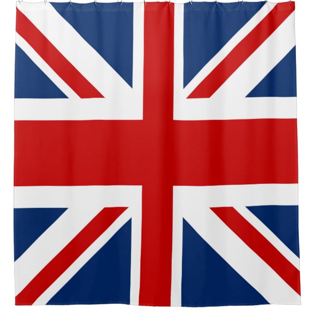 Rideaux De Douche Drapeau Royaume-Uni Union Jack (Devant)