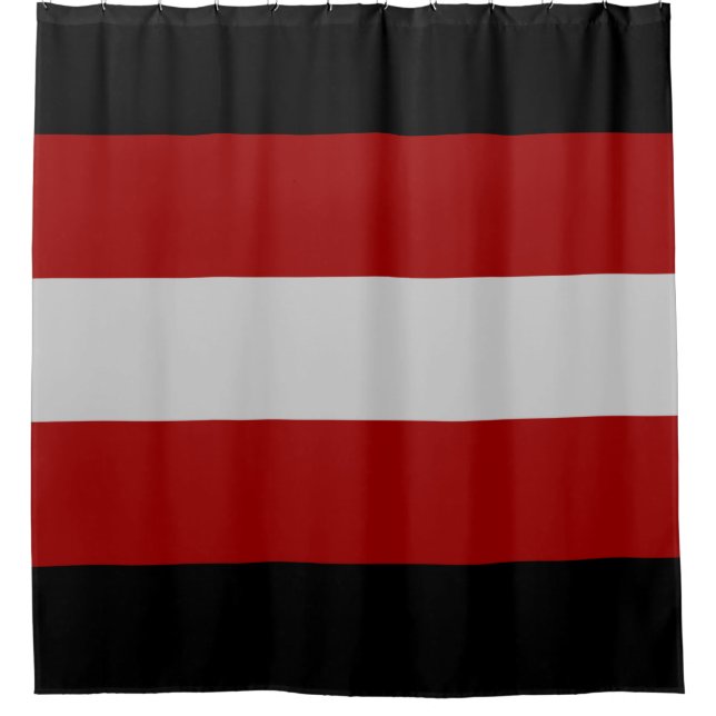 Rideaux De Douche Drapeau satanique (Satanisme) (Devant)