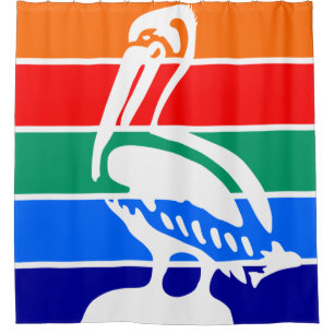Rideaux De Douche Drapeau urbain de Saint-Pétersbourg (Floride)