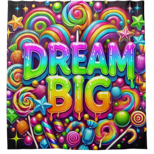 Rideaux De Douche Dream Big (Devant)